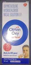 Lot Otrivin Oxy Nasal Spray Nose Drop Adult 10ml