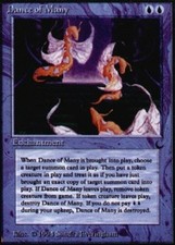 MTG magic cards 1x x1 Light Play, English Dance of Many The Dark