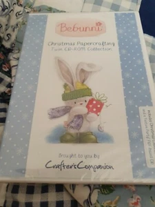 Crafter's Companion 2 Disc CD ROM - Bebunni Christmas Papercrafting (MD1307/1/2) - Foto 1 di 2