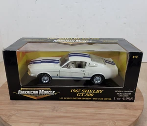 Ertl American Muscle 1967 Shelby GT-500 1:18 Limited Edition Die Cast Car White - Picture 1 of 24