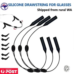 Adjustable Anti-slip Eyewear Retainer Universal Fit Eyeglass Lanyard Sports Sung - Picture 1 of 9