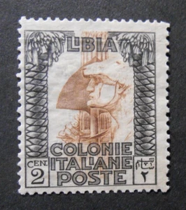ITALIEN,ITALY Kolonien LIBYEN 1921 Malerische Serie 2c. schwarz br.  postfrisch** ss. 22 - Bild 1 von 2