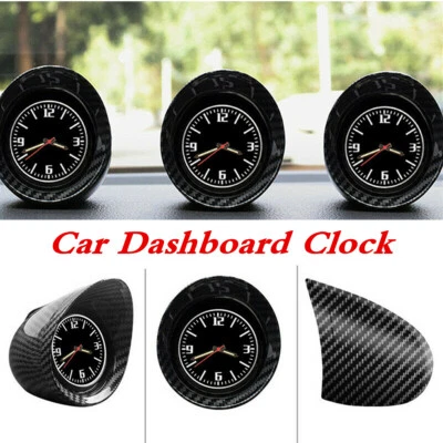 Car Dashboard Clock Round Luminous Zinc Alloy Shell Removable For Auto Interior  - Image 1 of 4