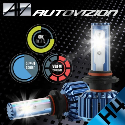 AUTOVIZION LED HID Headlight kit H4 9003 White for 1995-1995 Mercedes-Benz E300 - Image 1 of 4