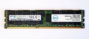 Dell SNPMGY5TC/16G 16GB 2Rx4 PC3L-10600R ECC REG Server Memory M393B2G70BH0-YH9 - Picture 1 of 1