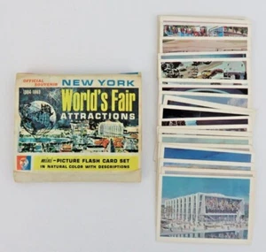 1964-65 New York World's Fair Picture Flash Cards - You Pick - Picture 1 of 49