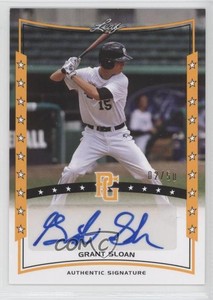 2014 Leaf Perfect Game Showcase Auto Gold /50 Grant Sloan #A-GS1 Auto