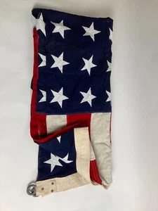 WWII Philadelphia Quartiermeister Flagge 48 genähte Sterne 5 x 9,5 - Bild 1 von 14