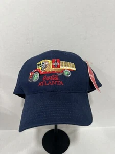Coca Cola Truck  1999 Atlanta Cap Hat Embroidered Atlanta,Coke ADJUSTABLE  NEW - Picture 1 of 16