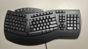Perixx PERIBOARD-512 Wired Full-Size Ergonomic Natural Split Keyboard, Black