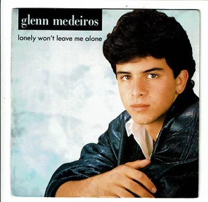 Glenn Medeiros Vinile 45 Giri 7" Lonely Won't Leave Me Alone - Watching Over You - Picture 1 of 3