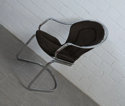 chaise design exclusif en fil de fer chaise de cuisine accoudoir en porte-à-f... - Photo 1/4