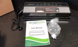 Máquina selladora al vacío GERYON conservadora de alimentos con caja manual + accesorio de contenedor - Imagen 1 de 6