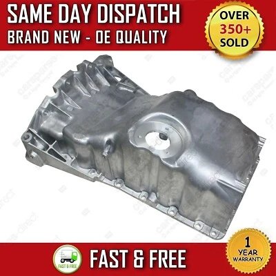 VW PASSAT 1.9 TDI 1998-2005 ENGINE OIL SUMP PAN WITH SENSOR HOLE 06B103601N - Image 1 of 4