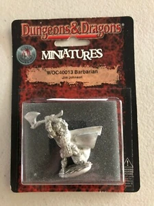 D&D Silver Anniversary Miniatures Pack Barbarian WOC40013 Dungeons & Dragons New - Picture 1 of 1