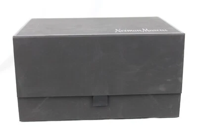 Neiman Marcus Paper Black Empty Gift Box 11.5x8.5x6.5 - Image 1 of 4