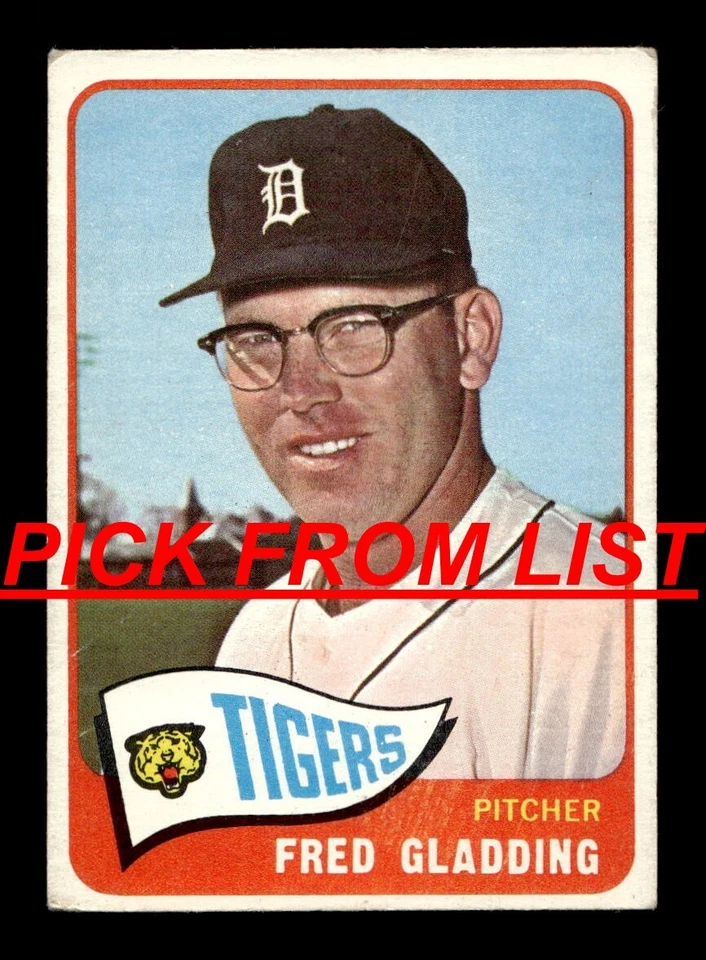 1965 Topps Baseball 17-336 VG-EX Pick From List All PICTURED pp2 zz4 vv6 - Image 1 of 1