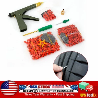 Tire Plugger Tubeless Tire Wheel Repair Gun Kit Mushroom Plug Probe Nozzle! Foto 1 de 4