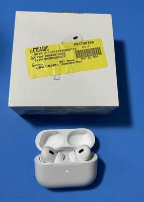 Genuine Apple AirPods Pro 2nd Gen with MagSafe Wireless Charging Case (USB-C) - Image 1 of 4