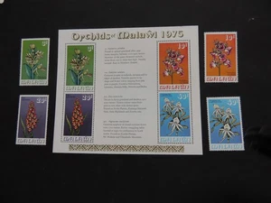 1975 Malawi Orchids Set & Miniature Sheet SG491-5 Unmounted Mint - Picture 1 of 1