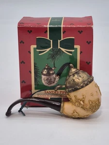 Hallmark Keepsake Santa's Pipe Christmas Ornament 1985 - Picture 1 of 8
