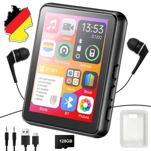 Bluetooth MP3 MP4 Player LCD Display HiFi Bass Musik Spieler Audio 128GB - Bild 1 von 17