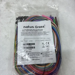 Natus Grass® Disposable Deep EEG Cup Electrode, Silver-Silver Chloride 25-Set - Picture 1 of 2