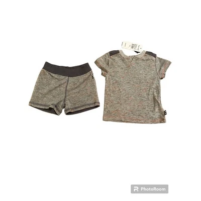 Splendid Baby 2 Piece Striped Soft Short Set Size 3-6 Months - Image 1 of 4