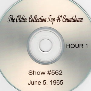 Oldies Collection Top 40 Countdown 6/5/1965 -Show # 562 - Picture 1 of 1
