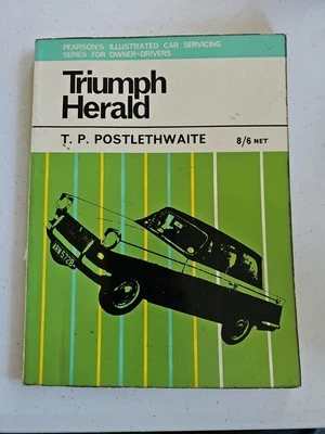 Triumph Herald 948cc 1147cc Saloon Coupe Estate Vans 59-65 Service Manual 3rd Ed - Image 1 of 4