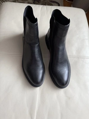 Botines Franco Sarto Brood Cuero Negro Talla 10 M. Nuevos. Foto 1 de 4