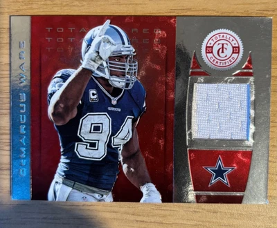 2013 Panini Totally Certified Red Materials #10 DeMarcus Ware Jersey 23/199 - Image 1 of 2