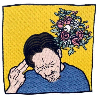 Clothing Garment Embroidered Patches Badge transfers Iron On Farbric patch 889R - Image 1 of 4