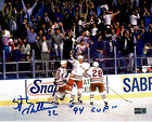 Ny Rangers Stephane Matteau Game Winning Goal Game 7 8X10 Color Photo Steiner