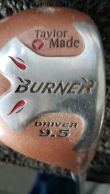 TAYLORMADE BURNER 9.5 DEGREE DRIVER W R80+ BUBBLE GRAPHITE SHAFT - Image 1 of 4