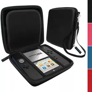 Nero EVA Custodia Protezione Rigida Protettiva Case Cover per Nintendo 2DS - Foto 1 di 6