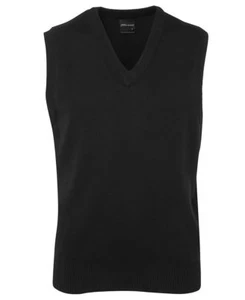 Jb's wear Mens V-neck Comfort Knitted Vest Wool Blend Classic Fit Full 12 Gauge - Bild 1 von 8