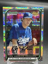 2008 Bowman Chrome X-Fractor Rookie #BDP26 Clayton Kershaw #/199