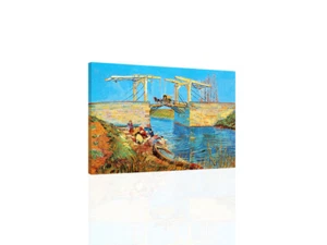 "Drawbridge Near Arles-Van Gogh"Canvas or Print Wall Art - Picture 1 of 2