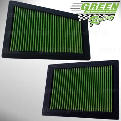Green Sport Air Filter for Mercedes 280 CDI, 320 CDI & 350 CDI 2 Filter Kit - Image 1 of 2