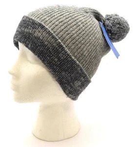Invierno Simply Vera Wang Mujer Gorro Gris Pom Prenda para el torso Brillos Tejido Sombrero 0127 - Imagen 1 de 3