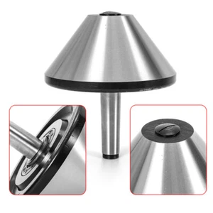 6" MT3 Bull Nose Live Center Morse conico #3 per tornio (5-29/32" (150mm) 75 gradi - Foto 1 di 11