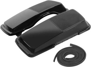 Motorcycle 6X9 Speaker Lids Hard Saddlebags Lids W/Speaker Grills for Harley Tou - Picture 1 of 7