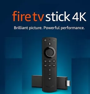NEW Amazon Fire TV Stick 4K with Alexa Voice Remote Streaming Media - Black - Picture 1 of 1