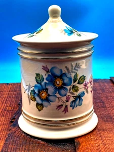 Vintage Porcelain Old Foley Staffordshire James Kent Tea Caddy - Picture 1 of 10