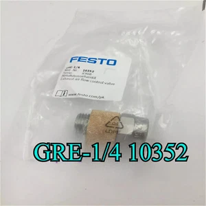 GRE-1/4 1PCS NEW FESTO GRE-1/4 10352 Exhaust Air Flow Control Valve NewKd - Picture 1 of 2