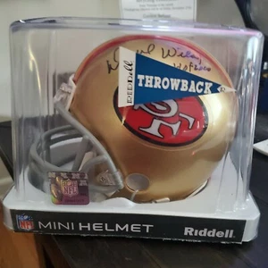 Dave Wilcox Hand Signed Autographed Mini Helmet San Francisco 49ers HOF 2000 - Picture 1 of 10