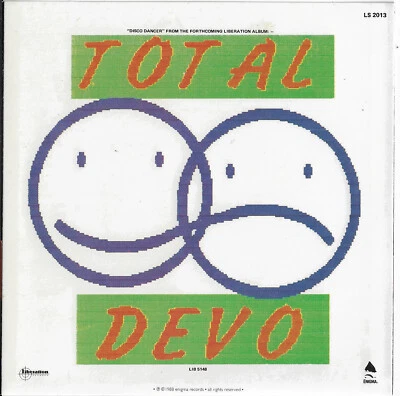 DEVO disco dancer AUSSIE LIBERATION 45rpm LS-2013_1988 MINT  - Image 1 of 2