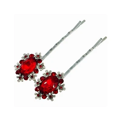 USA MOGHANT Glam Bobby Pin Hair Clip Hairpin Rhinestone Crystal Elegant  - Image 1 of 3