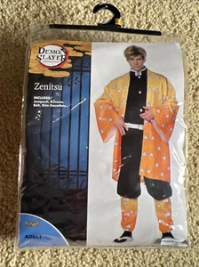 DEMON SLAYER, KIMETSU NO YAIBA, Zenitsu Halloween costume, Size Adult Small - Picture 1 of 11
